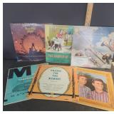 6 Vintage Vinyl Record Albums