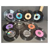10 Vintage 45 RPM Records