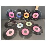 10 Vintage Vinyl 45 RPM Records