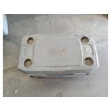 Coleman Cooler with Camping Accessories