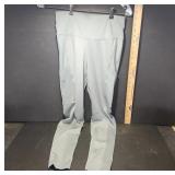 Gray Activewear Leggings With Pockets