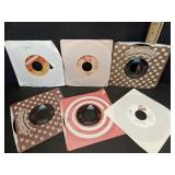 6 Vintage 45 RPM Records