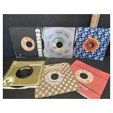 7 Vintage 45 RPM Vinyl Records