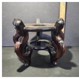 Wooden Tripod Stand With Intricate Design
