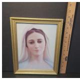 Framed Religious Artwork with Gold Frame