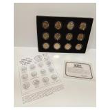 2009 24K Gold-Plated Quarter Coin Set