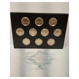 2007 State Quarters 24K Gold 10-Coin Set