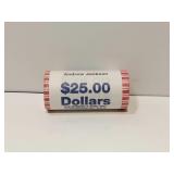 $25 Roll of Andrew Jackson Dollar Coins