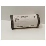 Warren G. Harding $1 Coin Roll