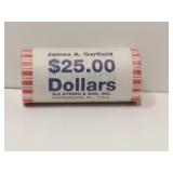 Roll of James A. Garfield Dollar Coins