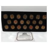 Complete U.S. State Quarter Set in Display