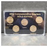 2002 Gold Edition State Quarters Set