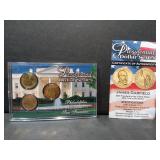 Three-Coin James Garfield Dollar Set