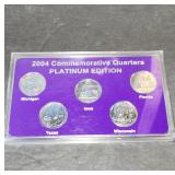 2004 Platinum Edition State Quarters Set
