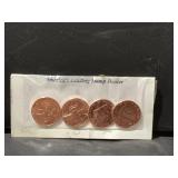 2009 Set of 4 Lincoln $1 Coins