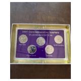 2001 Platinum Edition State Quarters Set