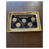 2001 Commemorative Quarters Gold Edition