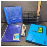 Office Supplies Lot Including Organizer and...