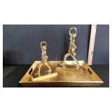 Brass Colonial Figure Doorstops