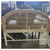 Double Size Wicker Headboard