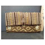 K.C. Malhan Embellished Rayon Clutch