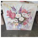 Floral Still Life Painting on Canvas