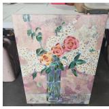 Floral Oil Painting by Van Riper