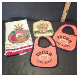 Textile Items and Baby Bibs