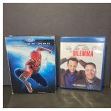 Spider-Man Trilogy and The Dilemma Blu-ray