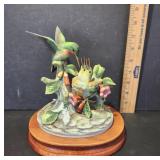 Andrea Ruby-Throated Hummingbird Figurine