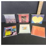 6 Music CDs in Jewel Cases