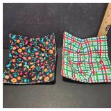 Two Fabric Bowl Cozies