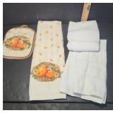 Tea Towels and Pot Holder