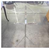 Folding Music Stand, Chrome-Plated