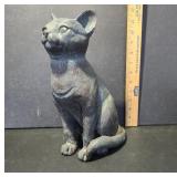 Plaster Cat Sculpture