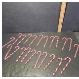 24 Red and White Candy Cane Ornaments