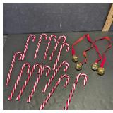 Candy Cane and Jingle Bell Ornaments
