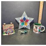 Holiday Decor Assortment with Mug
