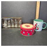 Holiday Decor Set with Mug and Figures