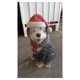 Santa Hat Dog Decoration With Batteries