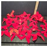 24 Red Decorative Bows