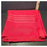Large Rectangle Red Tablecloth
