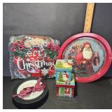 Christmas Decorations and Plates