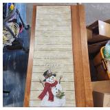 Festive Snowman Table Runner