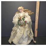 Angel Tree Topper with Golden Wings