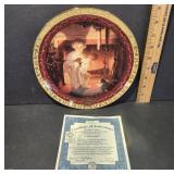 Norman Rockwell Plate ï¿½Is He Coming?ï¿½