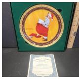 Norman Rockwell Scotty Plays Santa Plate