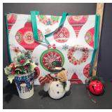 Christmas Decorations and Tote Set