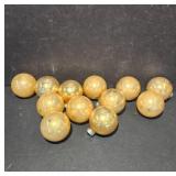 Gold Glass Ornaments