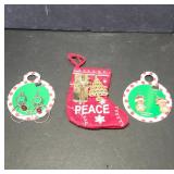 Christmas Earrings and Ornaments